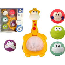 leantoys Fürdőjáték Mini Kosárlabda Zsiráf Gumilabdák 13267 (13267) fürdőszobai játék