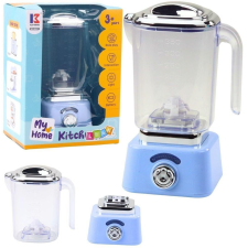 leantoys Gyerek Konyhai Turmixgép, Könnyű Forgó Mechanizmus, Kék – 24418 (5905991055464) konyhakészlet