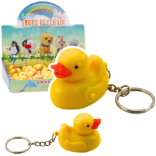leantoys Hátizsák Kulcstartó Kacsa LED Zseblámpa Sárgán Hangzik- 22103 (22103) oktatójáték