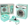 leantoys Háztartási Gépek Mosógép Vasaló Akasztók Vasalódeszka Menta (14806)