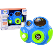 leantoys Interaktív Fényképezőgép A Babának Fény- és Hangdallamok Kék Színű 12064 (12064) készségfejlesztő