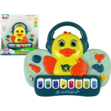leantoys Interaktív Kacsa DJ - Zongorával (11715) kreatív és készségfejlesztő