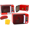 leantoys Játék Mikrohullámú Sütő Mikrohullámú Sütő Piros kiegészítők (17717)