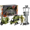 leantoys Katonai Helikopter Katonai Harci Jármű Készlet Vezérlőtorony Katona (4249)