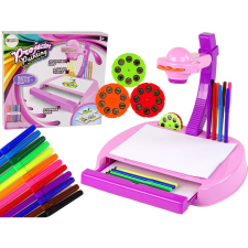 leantoys Kivetítő Rajzasztal Rózsaszín Labirintus Fiók (14885) készségfejlesztő