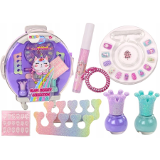 leantoys Kozmetikai Készlet - Lila Bőröndben (18224) szépségszalon