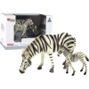 leantoys Lean Toys 2 Darabos Zebrafigura Szett Fiatal Világállatokkal (12311)