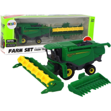 leantoys Mezőgazdasági Jármű Kombájn Alumínium Zöld 14823 (14823) autópálya és játékautó
