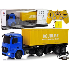 leantoys Nagyméretű R/C Mercedes Arocs Teherautó - 1:20, 58 cm, Kék (5905323210394) autópálya és játékautó