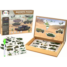 leantoys Oktatási Mágneses Kirakós Készlet Szárazföldi Háború Témával (16666) puzzle, kirakós