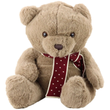 leantoys Plüss Kabala Játék Nagy Mackó Sállal Világosbarna 45 cm 22475 (22475) plüssfigura