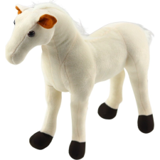 leantoys Plüss Ló Kabala Ölelés Fehér 40 cm X 37 cm (13923) plüssfigura