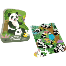 leantoys Puzzle Panda The Bambusowy 48 Elem (14146) puzzle, kirakós