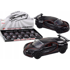leantoys Sportautó 1:32 Akciófigura Spoiler Fém Fekete Hangok 18929 (18929) autópálya és játékautó