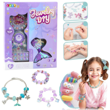 leantoys Szépség Ékszer Szett Karkötő Gyöngyök Hajtű Sellő Farok 48 Db – 23392 (23392) kreatív és készségfejlesztő