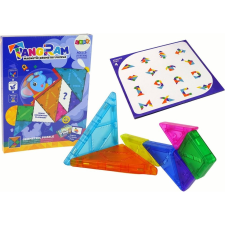 leantoys Tangram Kirakós 7 Mágneses Kirakós Színes Blokkok (14113) puzzle, kirakós