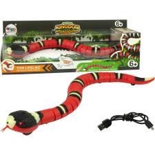 leantoys Távirányítós Kígyó Touch Piros Fekete Csíkok (10384) kreatív és készségfejlesztő