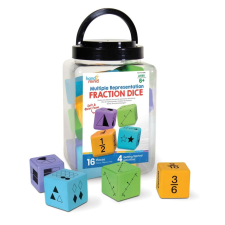Learning Resources Fractions Dice - Törtek tanulása kockákkal játékosan oktatójáték