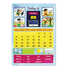 Learning Resources Mágneses naptár tevékenységi útmutatóval kreatív és készségfejlesztő