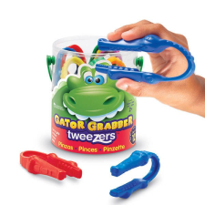 Learning Resources Óriás krokodil csipesz - 12 db kreatív és készségfejlesztő