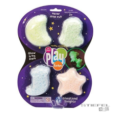 Learning Resources Playfoam-habszivacs sötétben világító gyurma (4db) gyurma