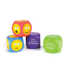 Learning Resources Tanulási forráskockák beszélgetésekhez - EMOJI kreatív és készségfejlesztő
