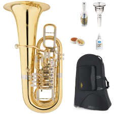 Lechgold Ft-20/6L F-Tuba 6 ventilátoros Deluxe Szett fúvós hangszer