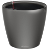 Lechuza Classico kaspó LS 28 antracit-metál 28 cm átmérő