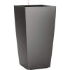 Lechuza Cubico Premium oszlopkaspó 50 cm x 50 cm antracit metál