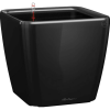 Lechuza Quadro Premium LS kaspó 50 cm x 50 cm x 47 cm fekete magasfényű