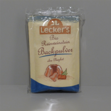 Leckers bio borkő sütőpor 4x21 g 84 g alapvető élelmiszer