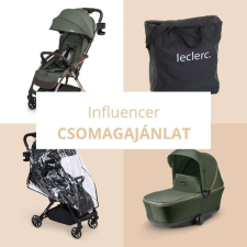 Leclerc Influencer Bundle Deal babakocsi szett csomagajánlat - Army Green babakocsi