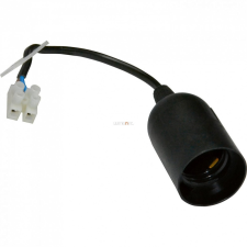 Lectra Technik Kft. E27 lámpafoglalat, fekete villanyszerelés