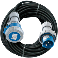 Lectra Technik Kft. Egyfázisú ipari lengő hosszabbító 10m fekete villanyszerelés