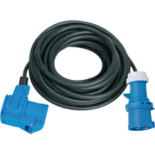 Lectra Technik Kft. Egyfázisú ipari lengő hosszabbító szögcsatlakozóval 10m fekete villanyszerelés