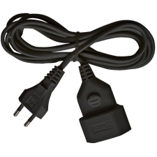 Lectra Technik Kft. Hosszabbító eurodugóval 5m fekete kábel és adapter