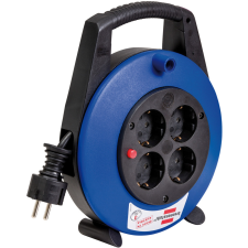 Lectra Technik Kft. Kábeldob 5 méteres kábellel, 4 dugalj (Vario Line) villanyszerelés