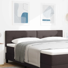  LED ágytámla LED -es lámpákkal Sötét Barna 180 cm Poliészter ágy és ágykellék