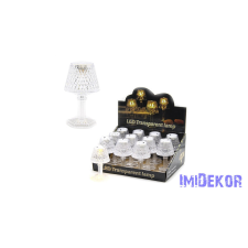  LED álló lámpás melegfényű 6,2x11,6cm - Pikkelyes dekorációs kellék