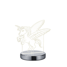  LED asztali lámpa Reality Karo króm R52491106 világítás