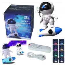 LED CSILLAGOK projektor USB PLANETARIUM 8 színű ÉJSZAKAI LÁMPA éjjeli fény