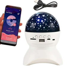 LED csillagos égbolt projektor bluetooth hangszóróval és telefonos vezérléssel éjjeli fény
