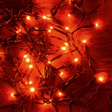  LED-es beltéri fényfüzér, piros, 50 LED karácsonyfa izzósor