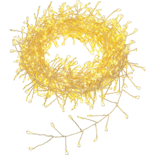  LED-es drótköteges fényfüzér 780 melegfehér LED átlátszó kábellel 14 m kültéri izzósor