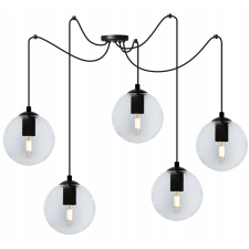  LED-es üveggömb alakú pók mennyezeti lámpa világítás