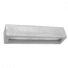 LED fali lámpa VEGA 2xE27 négyszögletes fali lámpa 50cm beton SOLLUX világítás