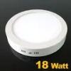 LED Falon kívüli kör LED panel (220 mm) 18W - meleg fényű