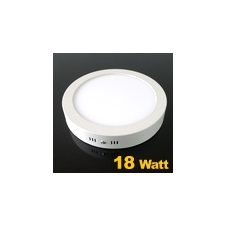 LED Falon kívüli kör LED panel (220 mm) 18W - meleg fényű világítás