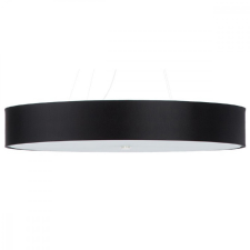 LED függő mennyezeti lámpa SKALA 6xE27 csillár 90cm fekete SOLLUX világítás