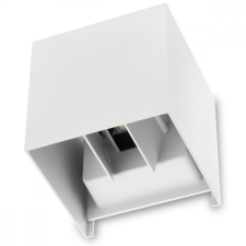  LED kerti fali lámpa 2x4W 3000K fel-le állítható fehér RIKO KOBI kültéri világítás